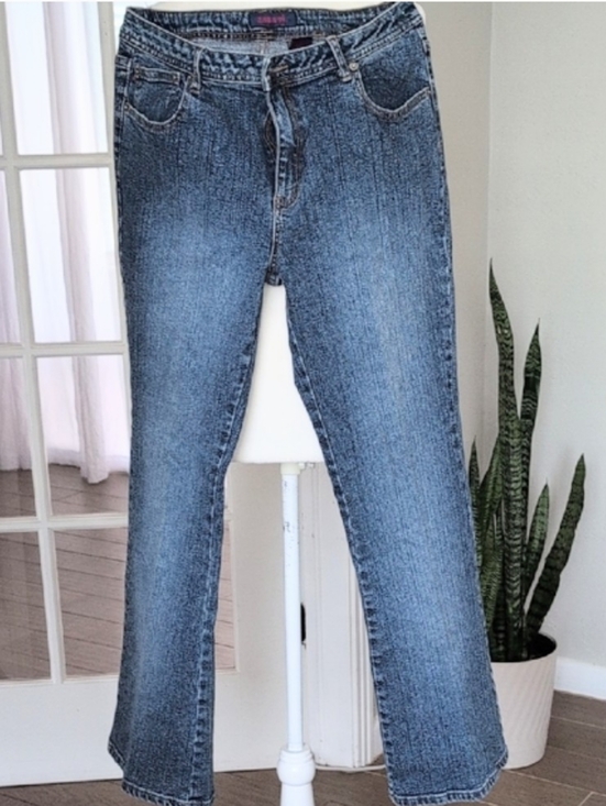 Zanadi Denim - Vintage Y2K Zanadi Bootcut Blue Women's Jeans Size 15/16